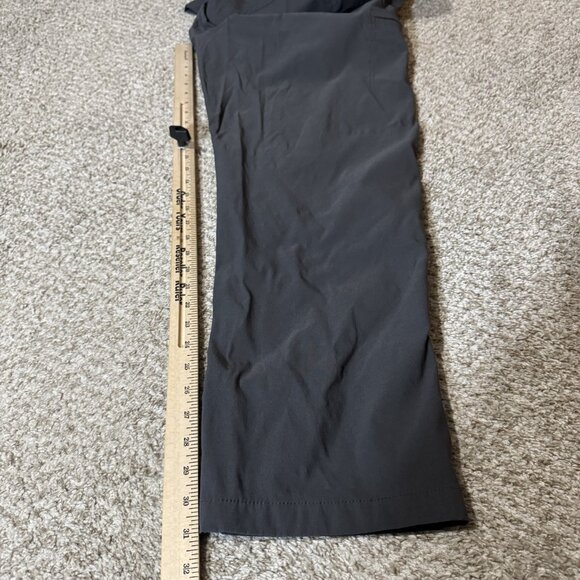 UB Tech Pants Mens 40x30 Gray Nylon Hiking Zipper Pockets Stretch Waist - Picture 10 of 11